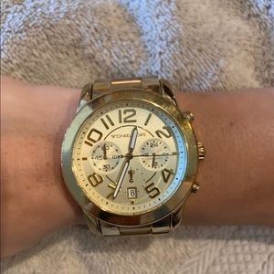 Gold Michael Kors watch